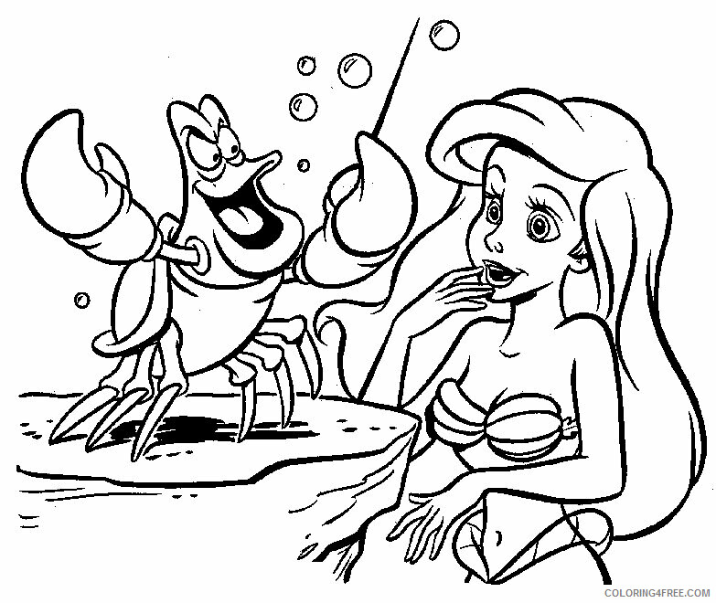 Ariel Coloring Pages to Print Printable Sheets The Little Mermaid Pages 2021 a 2570 Coloring4free
