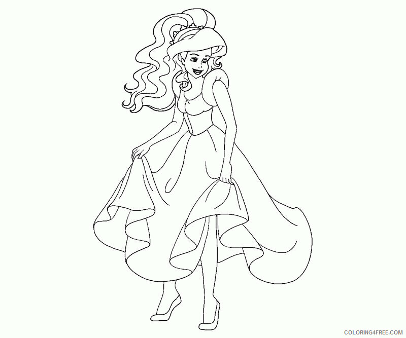 Ariel Coloring Pictures Printable Sheets 4 Ariel Page jpg 2021 a 2571 Coloring4free