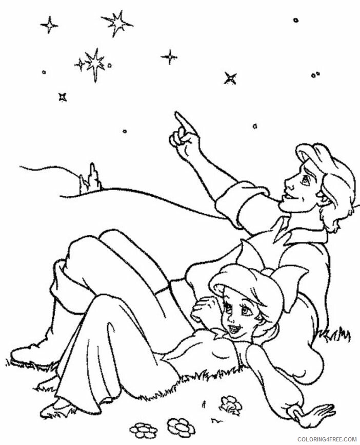 Ariel Coloring Pictures Printable Sheets Download Ariel And Eric Under 2021 a 2576 Coloring4free