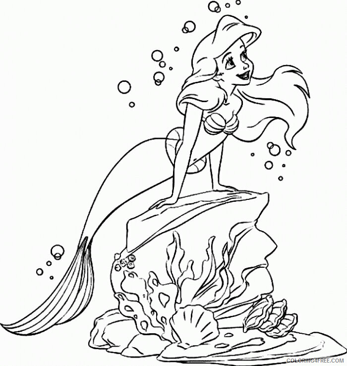 Ariel Coloring Pictures Printable Sheets Free Printable Little Mermaid 2021 a 2579 Coloring4free
