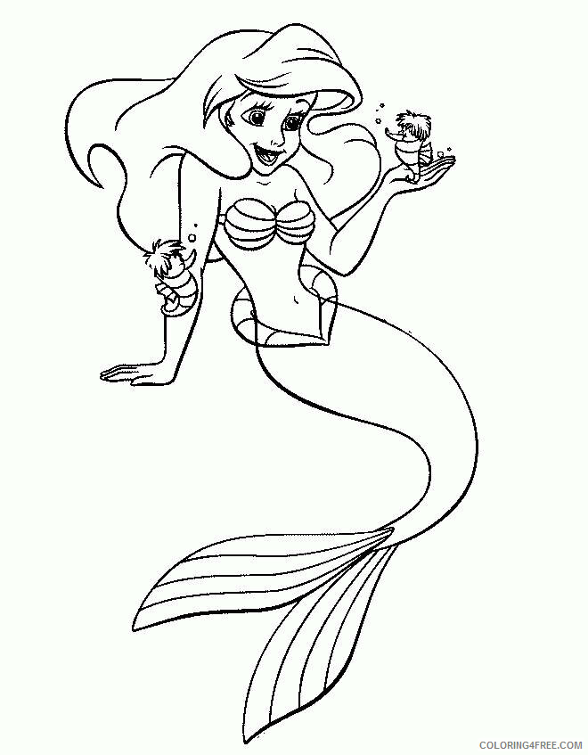 Ariel Coloring Printable Sheets ariel Colouring Pages 2021 a 2464 Coloring4free