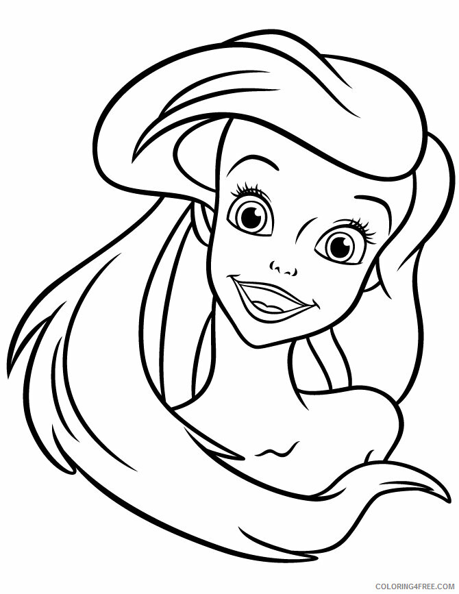 Ariel Printable Printable Sheets Free Download Little Mermaid Coloring 2021 a 2625 Coloring4free
