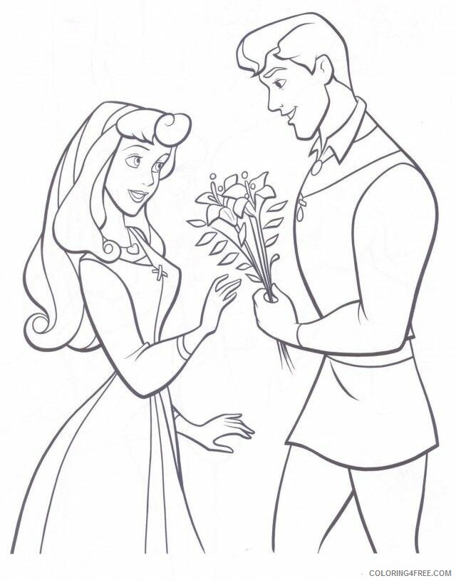 Ariel and Eric Coloring Pages Printable Sheets Free Disney Princess Ariel And 2021 a Coloring4free
