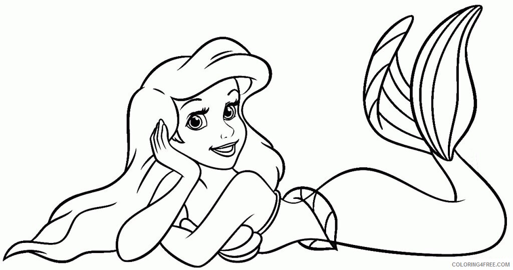 Ariel the Mermaid Coloring Pages Printable Sheets Mermaids Free Coloring 2021 a 2632 Coloring4free