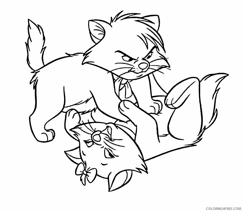 Aristocat Coloring Pages Printable Sheets Aristocat Images 2021 a 2643 Coloring4free