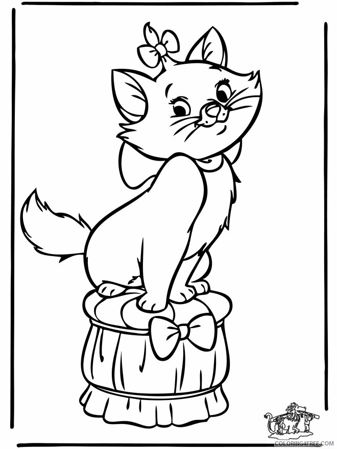 Aristocat Coloring Pages Printable Sheets Aristocats 1 Disney jpg 2021 a 2644 Coloring4free
