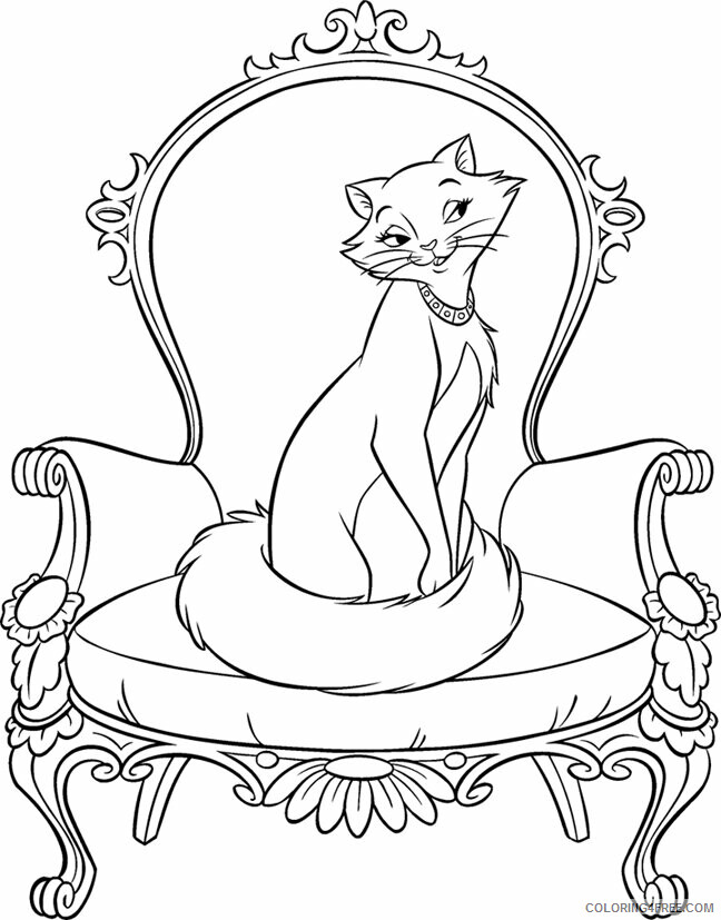 Aristocat Coloring Pages Printable Sheets Aristocats 1 jpg 2021 a 2649 Coloring4free