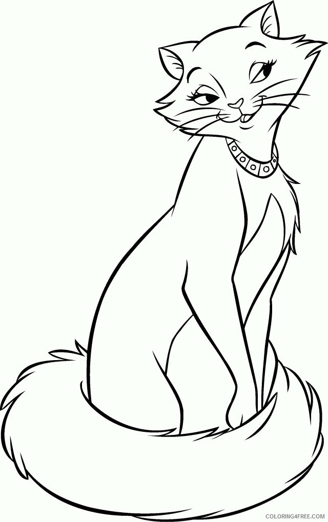 Aristocat Coloring Pages Printable Sheets Aristocats Disney LetsColoring 2021 a 2658 Coloring4free