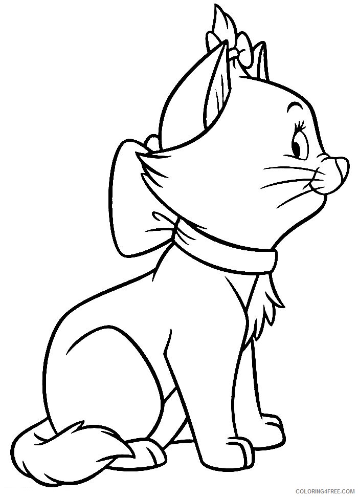 Aristocat Coloring Pages Printable Sheets The Aristocats Disney 2021 a 2663 Coloring4free