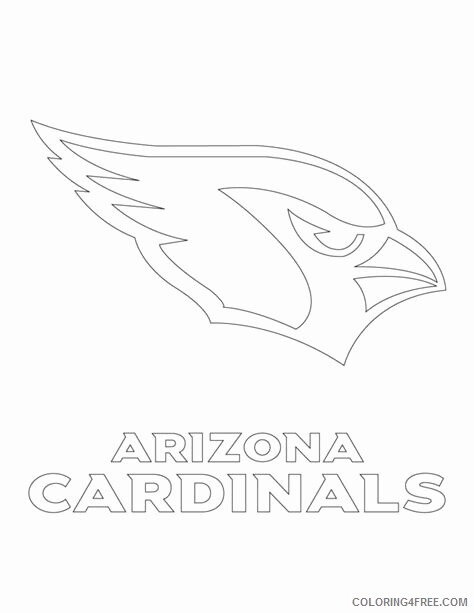 Arizona Cardinals Coloring Pages Printable Sheets Arizona Page Best 2021 a 2689 Coloring4free