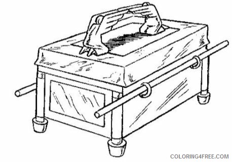 Ark of the Covenant Coloring Page Printable Sheets Ark Of The Covenant 2021 a 2706 Coloring4free