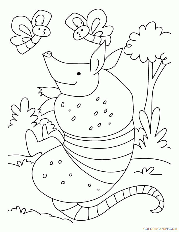 Armadillo Coloring Pages Printable Sheets armadillo lizard Colouring jpg 2021 a 2729 Coloring4free