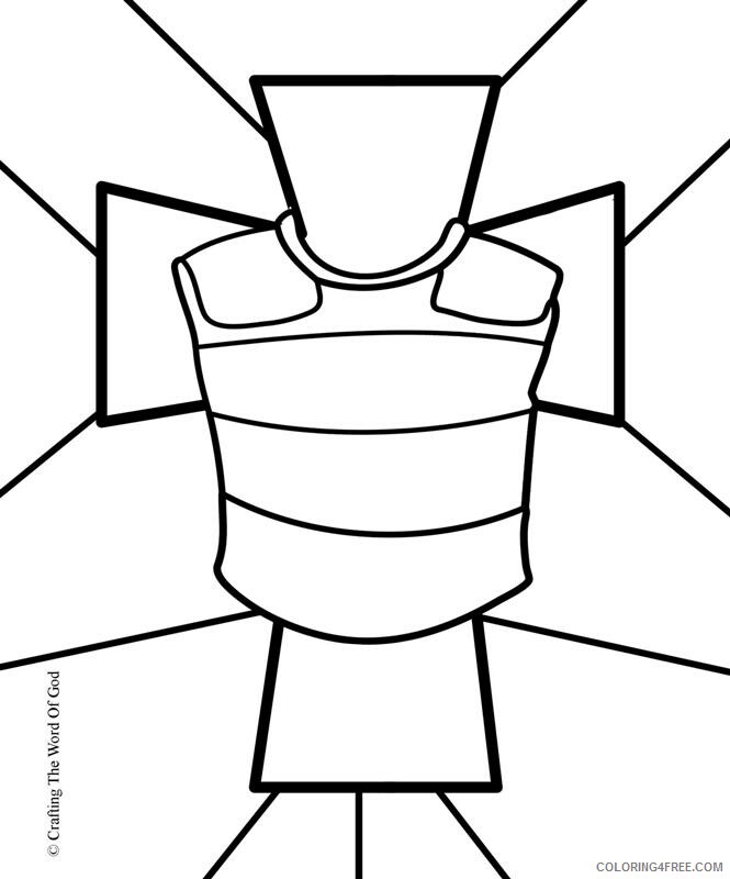 Armor of God Activities for Kids Printable Sheets breastplate of righteousness Crafting 2021 a Coloring4free