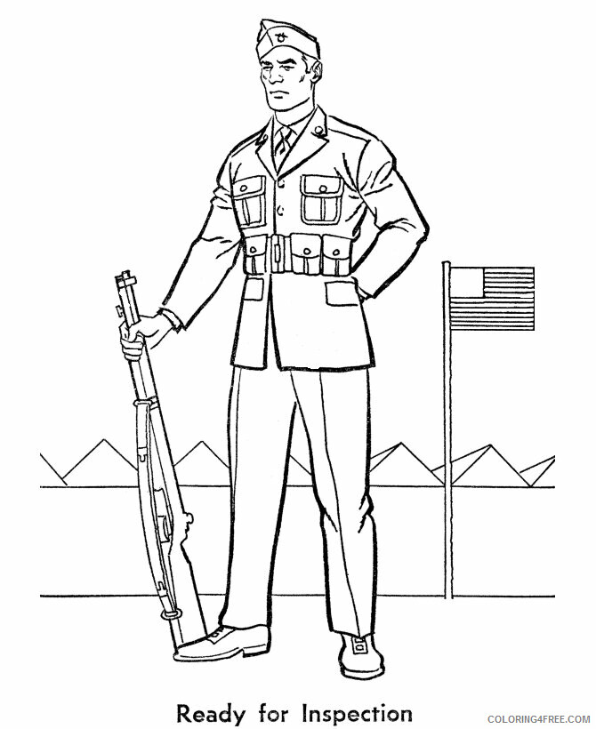 Army Coloring Page Printable Sheets Armed Forces Day Pages 2021 a 2876 Coloring4free