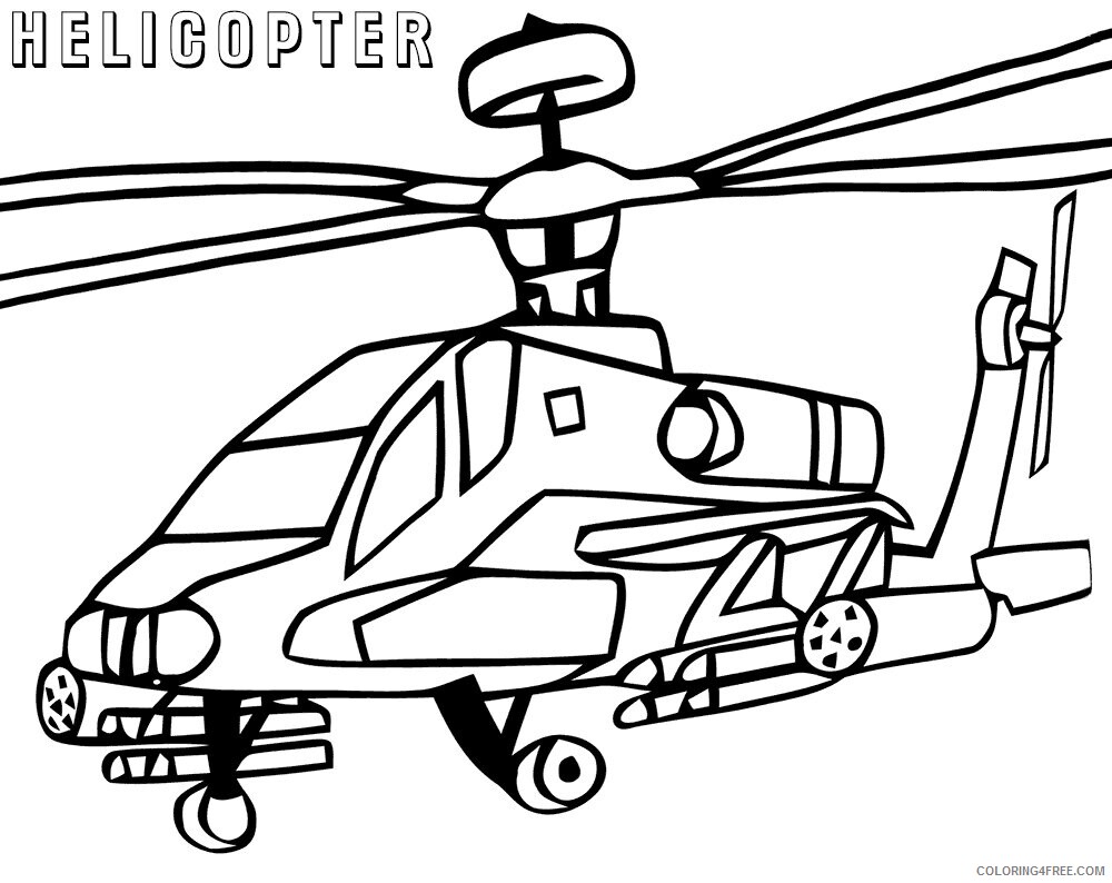 Army Helicopter Coloring Pages Printable Sheets Helicopter pages 2021 a 2993 Coloring4free