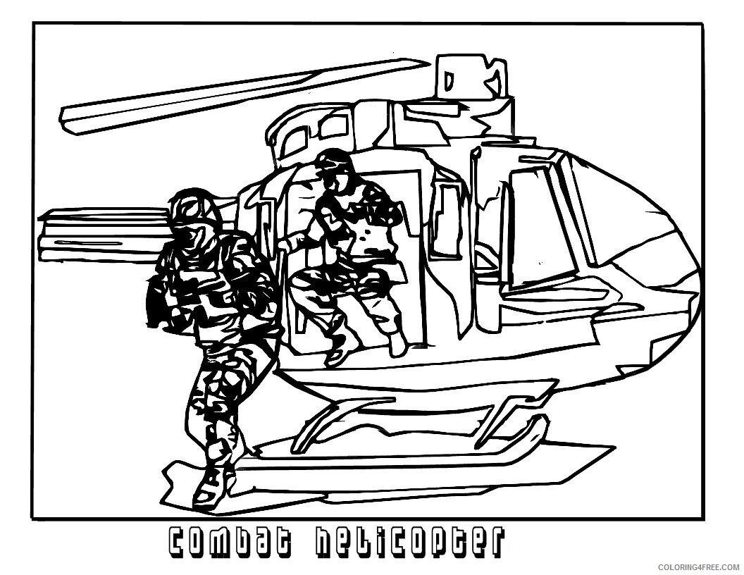 Army Helicopter Coloring Pages Printable Sheets Military For Adults 2021 a 2996 Coloring4free