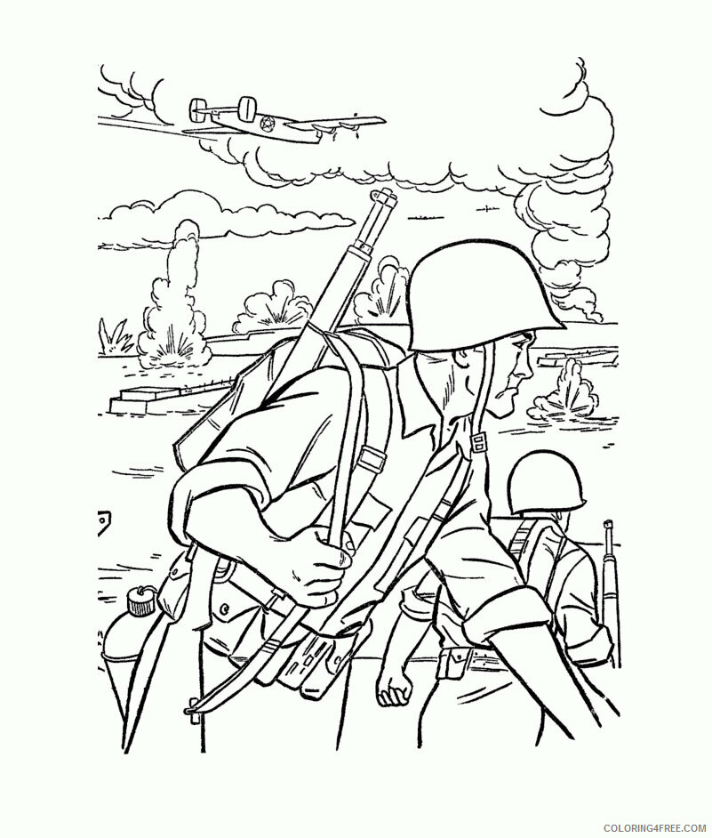 Army Soldier Coloring Page Printable Sheets 8 Pics of Toy Army 2021 a 3007 Coloring4free