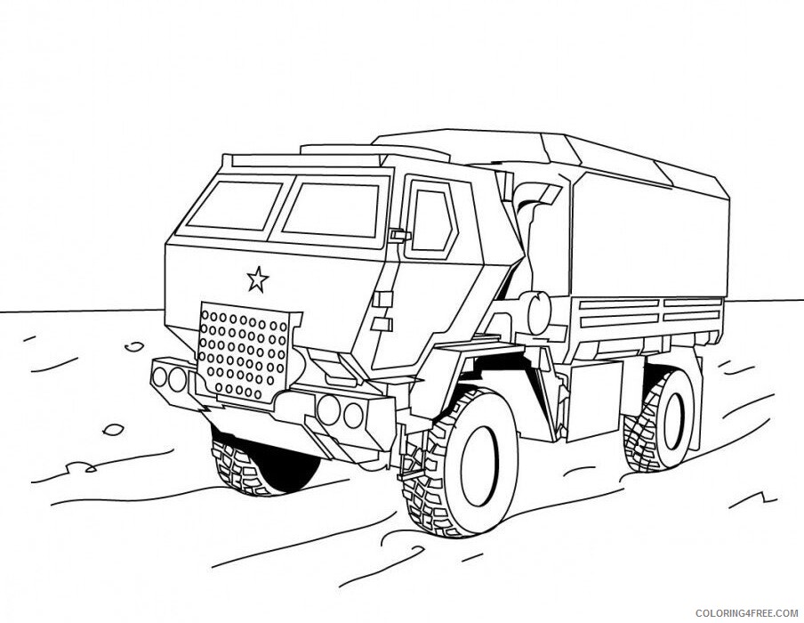 Army Truck Coloring Pages Printable Sheets Army Truck 99coloring 2021 a 3040 Coloring4free