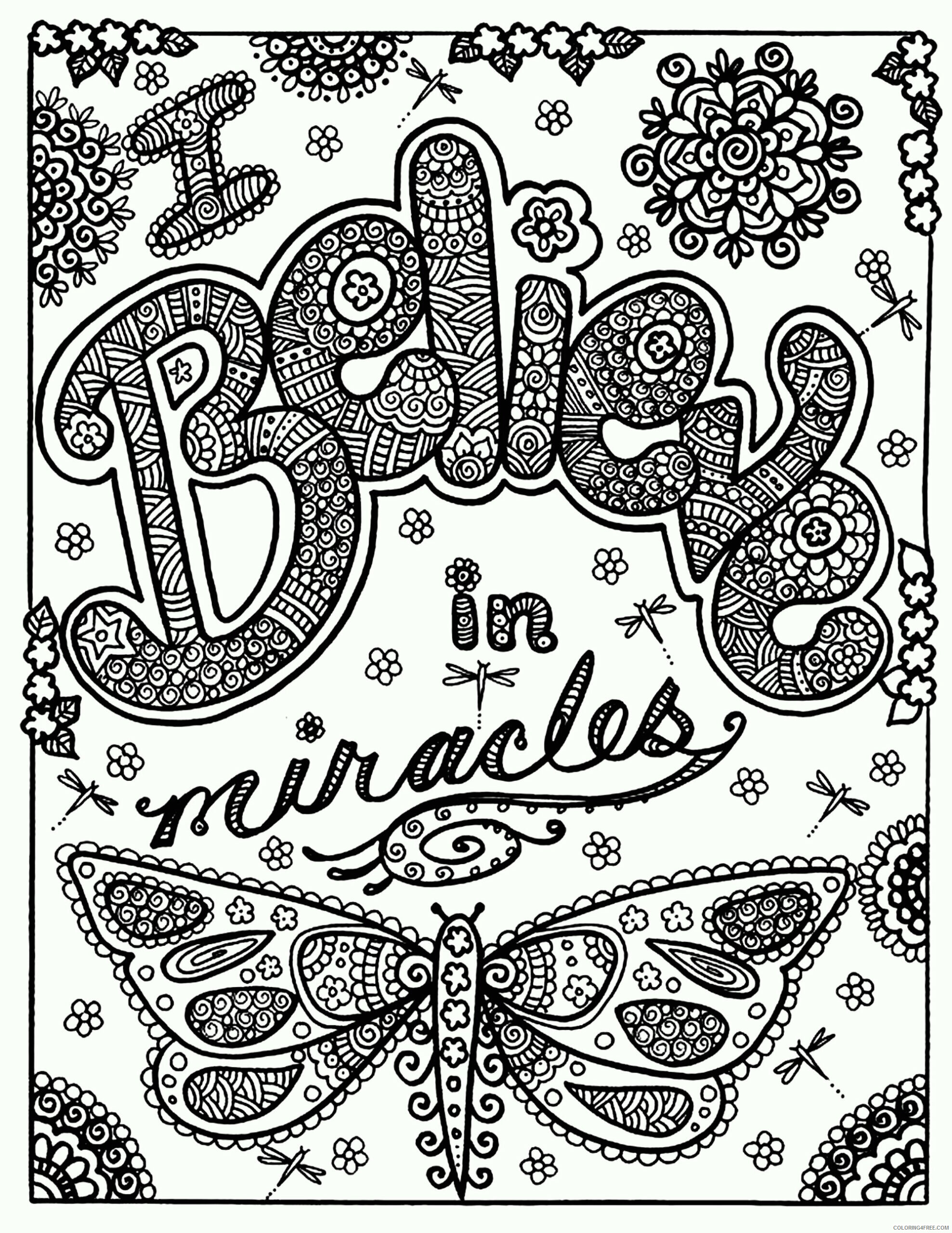 Art Nouveau Butterfly Coloring Page Printable Sheets Insect for adults 2021 a 3104 Coloring4free