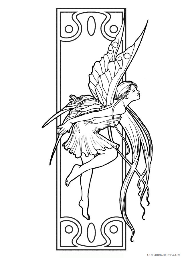Art Nouveau Butterfly Coloring Page Printable Sheets Page jpg 2021 a 3091 Coloring4free