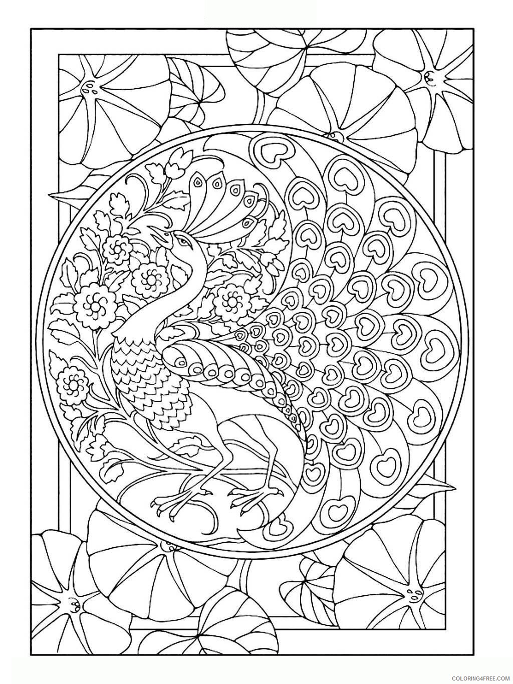 Art Nouveau Butterfly Coloring Page Printable Sheets Print adult style 2021 a 3106 Coloring4free