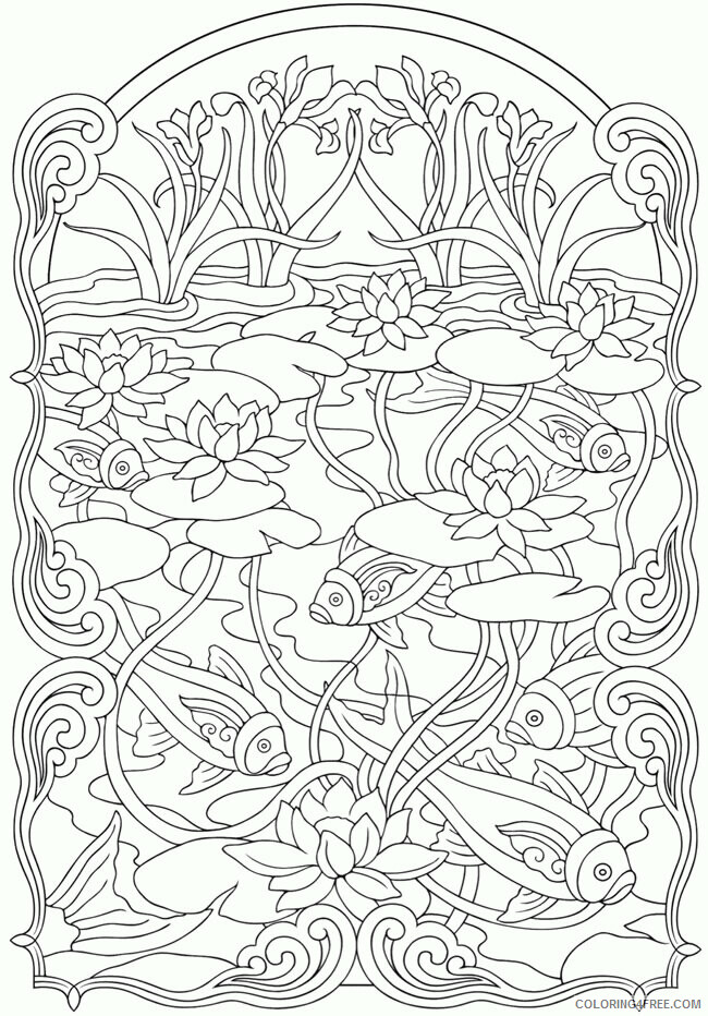 Art Nouveau Coloring Page Printable Sheets jpg 2021 a 3129 Coloring4free
