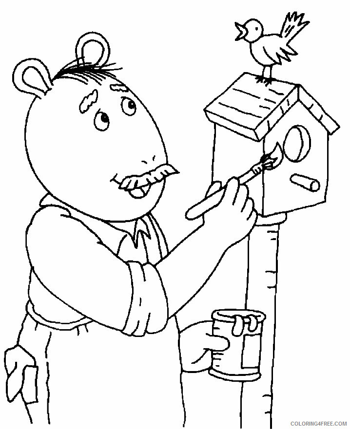 Arthur Cartoon Characters Printable Sheets Arthur for Kids 2021 a 3205 Coloring4free