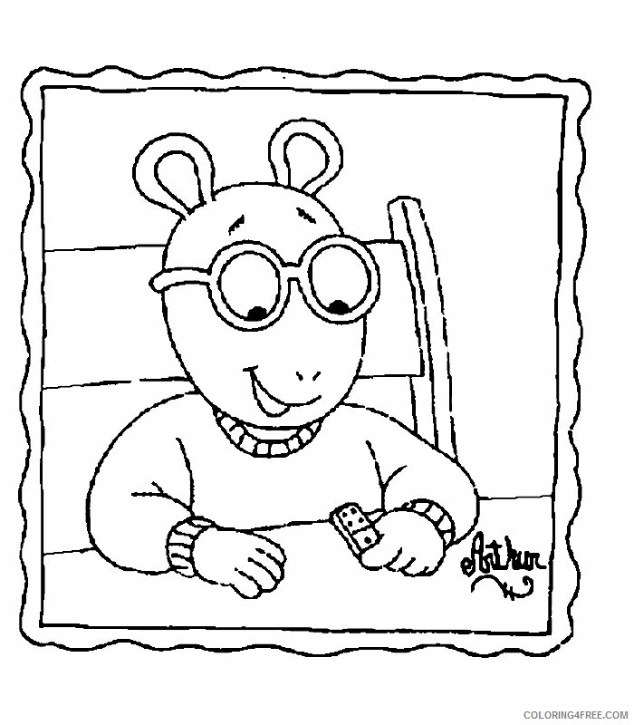 Arthur Cartoon Characters Printable Sheets Arthur sheets pages 2021 a 3209 Coloring4free