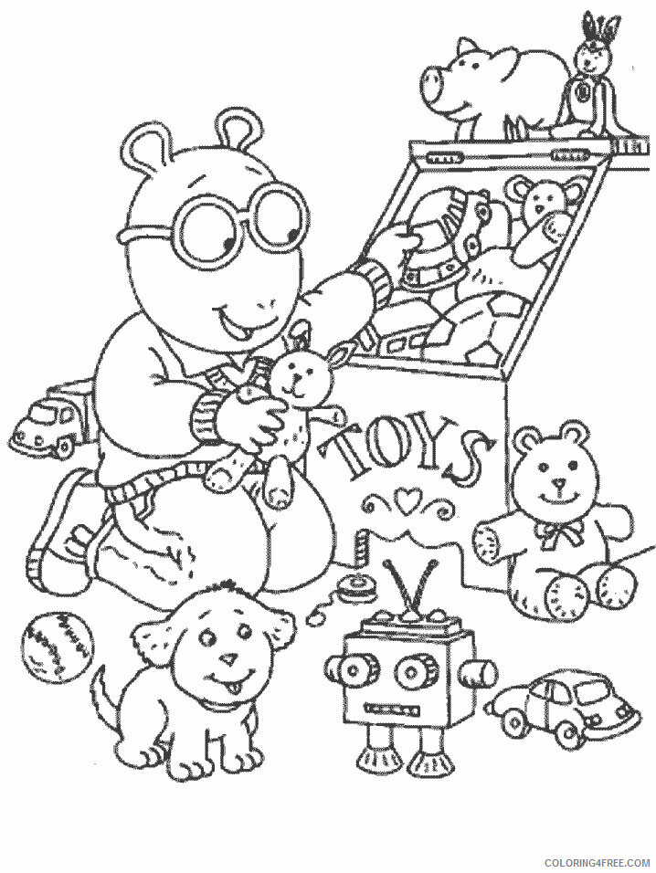 Arthur Cartoon Characters Printable Sheets Printable Arthur Page For 2021 a 3228 Coloring4free