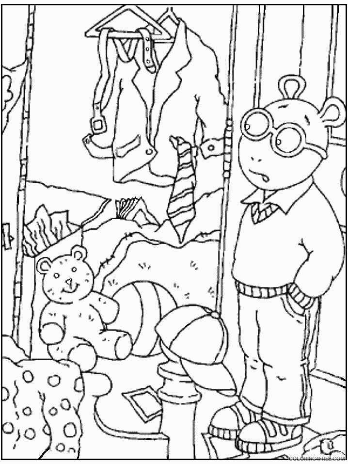 Arthur Coloring Page Printable Sheets Arthur Page Pages 2021 a 3258 Coloring4free