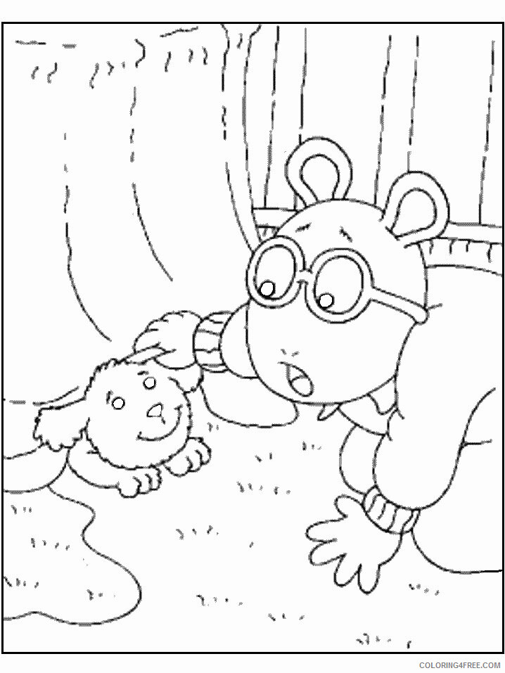 Arthur Coloring Page Printable Sheets Arthur Page Pages 2021 a 3259 Coloring4free