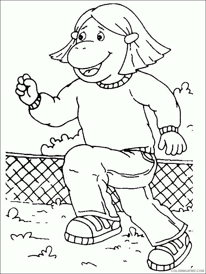 Arthur Coloring Printable Sheets arthur picture 4 2021 a 3255 Coloring4free