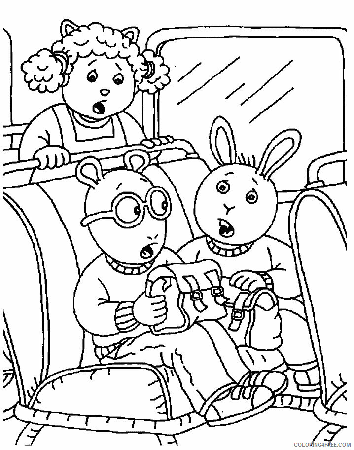 Arthur and Friends Printable Sheets arthur printable kids 2021 a 3155 Coloring4free