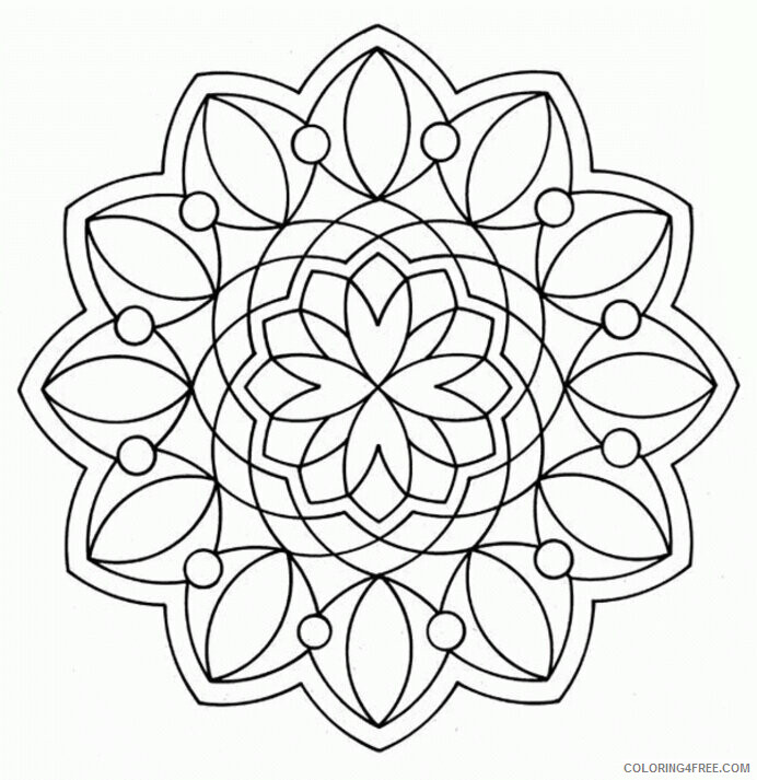 Artist Coloring Pages Printable Sheets Geometric and Book 2021 a 3302 Coloring4free