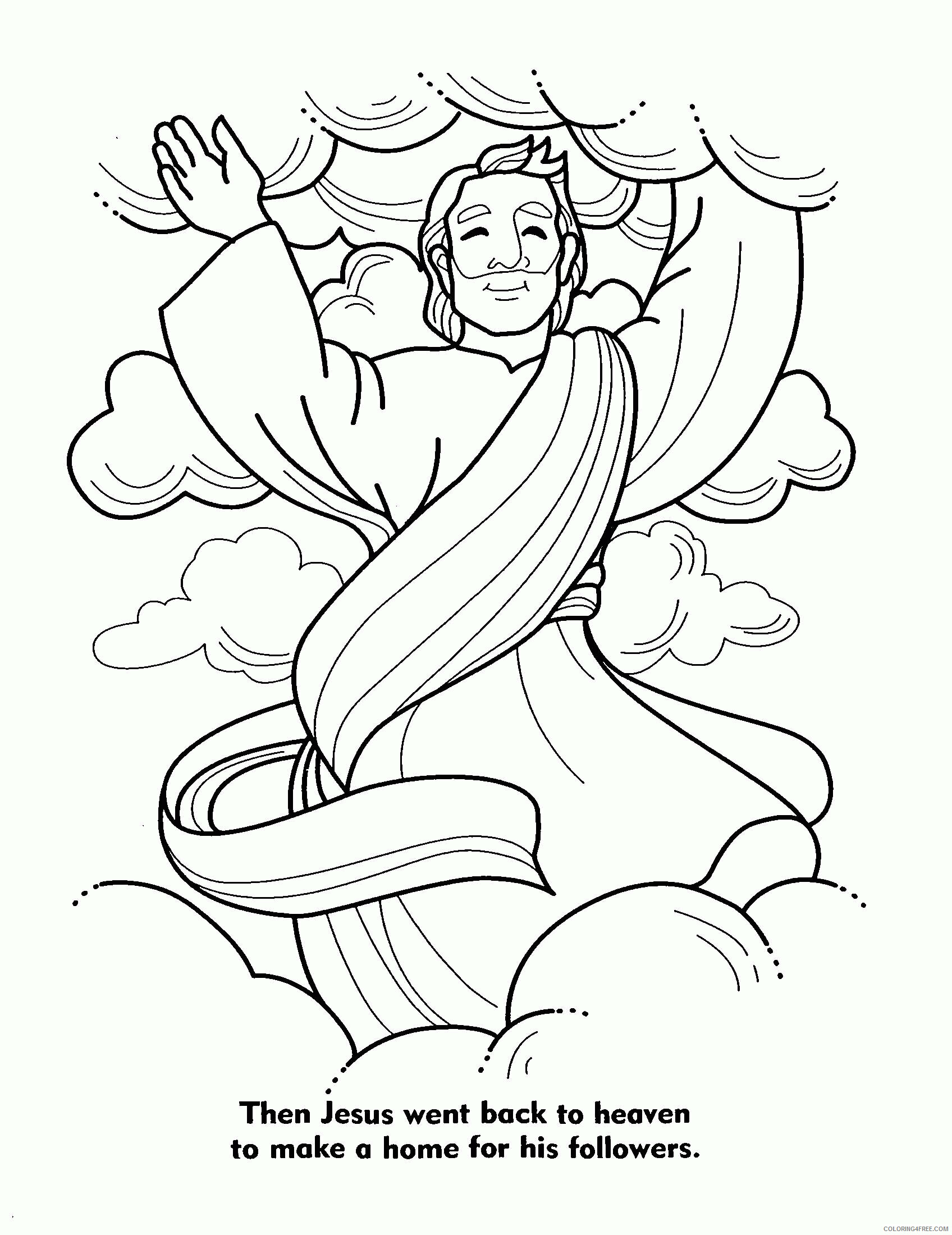 Ascension Coloring Page Printable Sheets Indiana Conference 2 2021 a 3321 Coloring4free