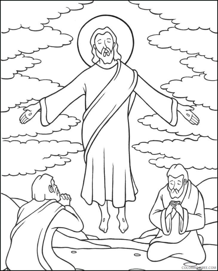 Ascension Coloring Page Printable Sheets The Catholic Kid Catholic Coloring 2021 a 3326 Coloring4free