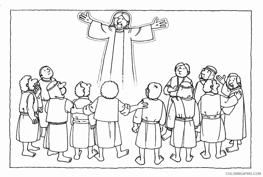 Ascension of Jesus Coloring Page Printable Sheets 12 Pics of Growing Up 2021 a 3327 Coloring4free