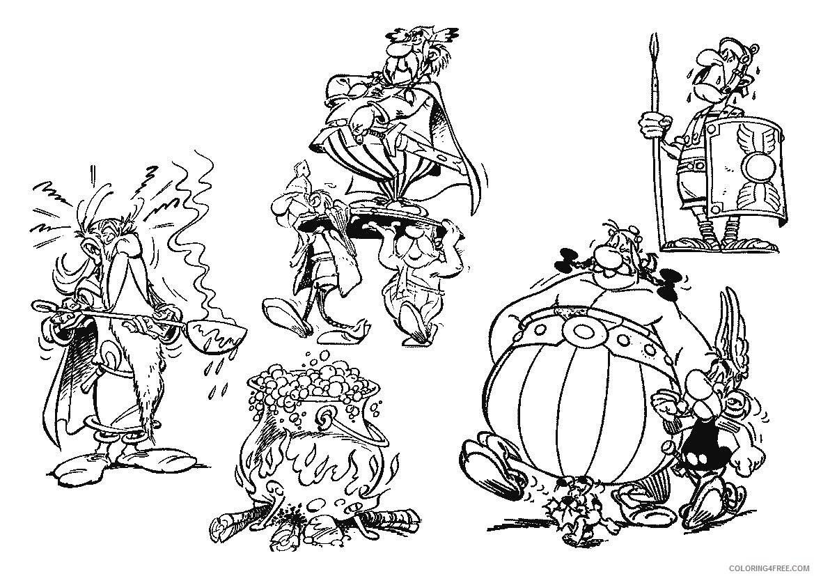 Asterix and Obelix Coloring Pages Printable Sheets Asterix jpg 2021 a 3372 Coloring4free