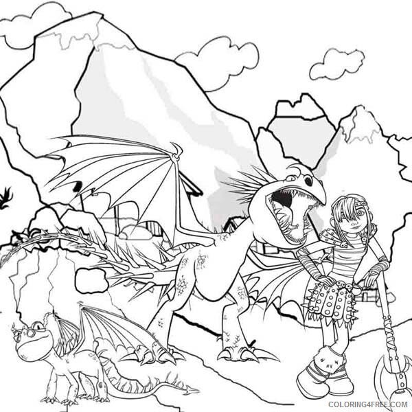 Astrid Coloring Pages Printable Sheets How To Train Your Dragon 2021 a 3416 Coloring4free
