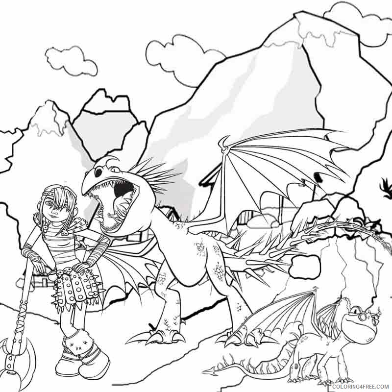 Astrid Coloring Pages Printable Sheets Related Pictures How To Train 2021 a 3419 Coloring4free