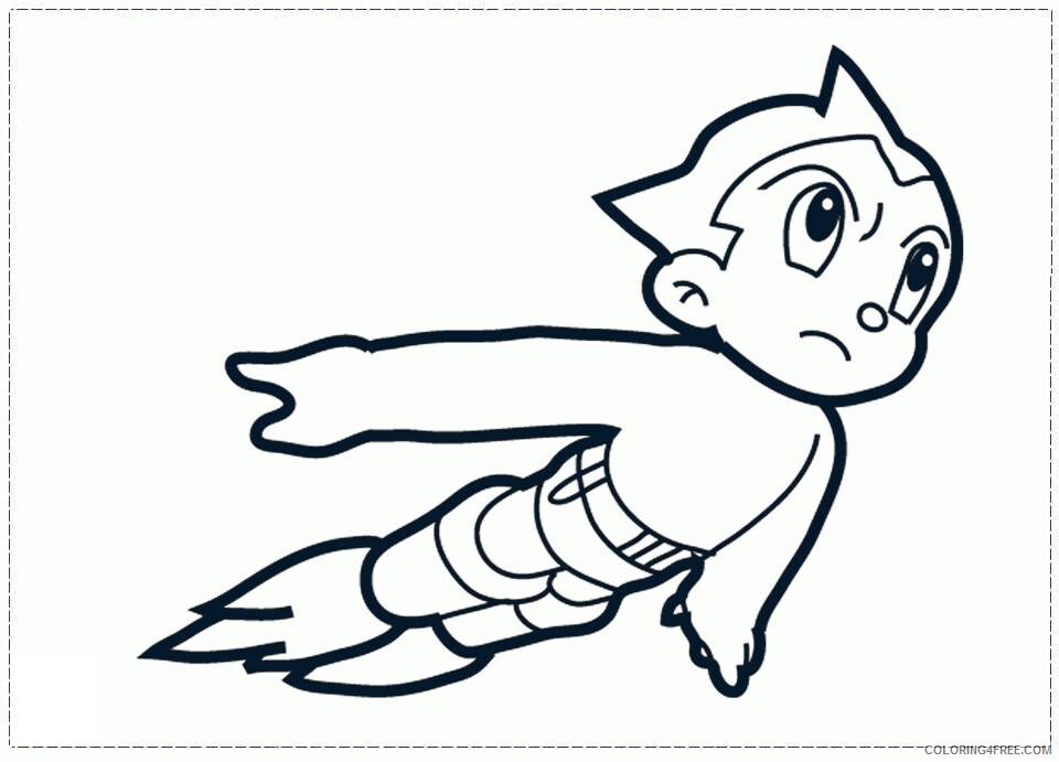 Astro Boy Pictures Printable Sheets Astro Boy page 1 2021 a 3422 Coloring4free