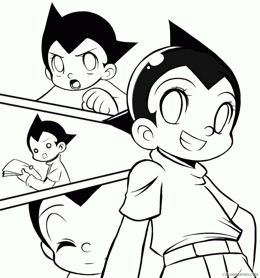 Astro Boy Pictures Printable Sheets Oggy and the cockroaches by 2021 a 3444 Coloring4free