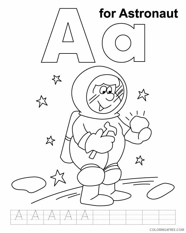 Astronaut Coloring Page Printable Sheets A for astronaut page 2021 a 3449 Coloring4free