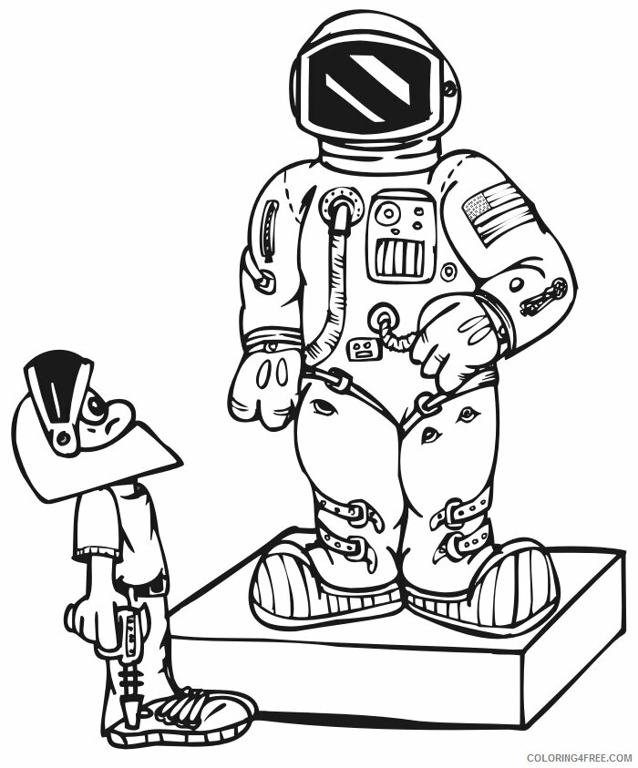Astronaut Coloring Page Printable Sheets Astronaut Page Astronaut Suit 2021 a 3454 Coloring4free
