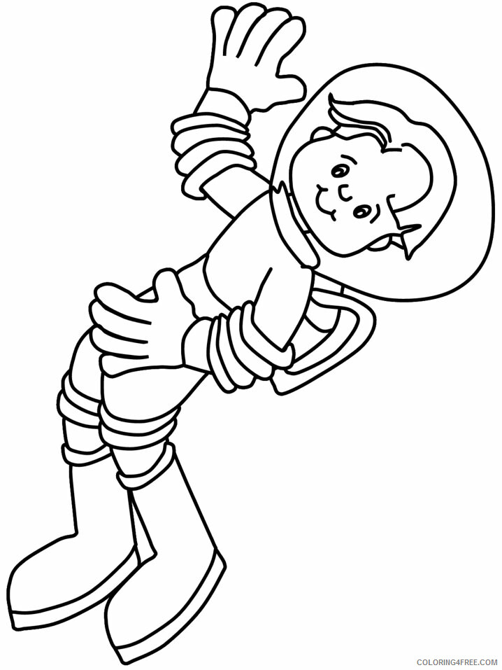 Astronaut Coloring Page Printable Sheets Astronaut Space 2021 a 3462 Coloring4free