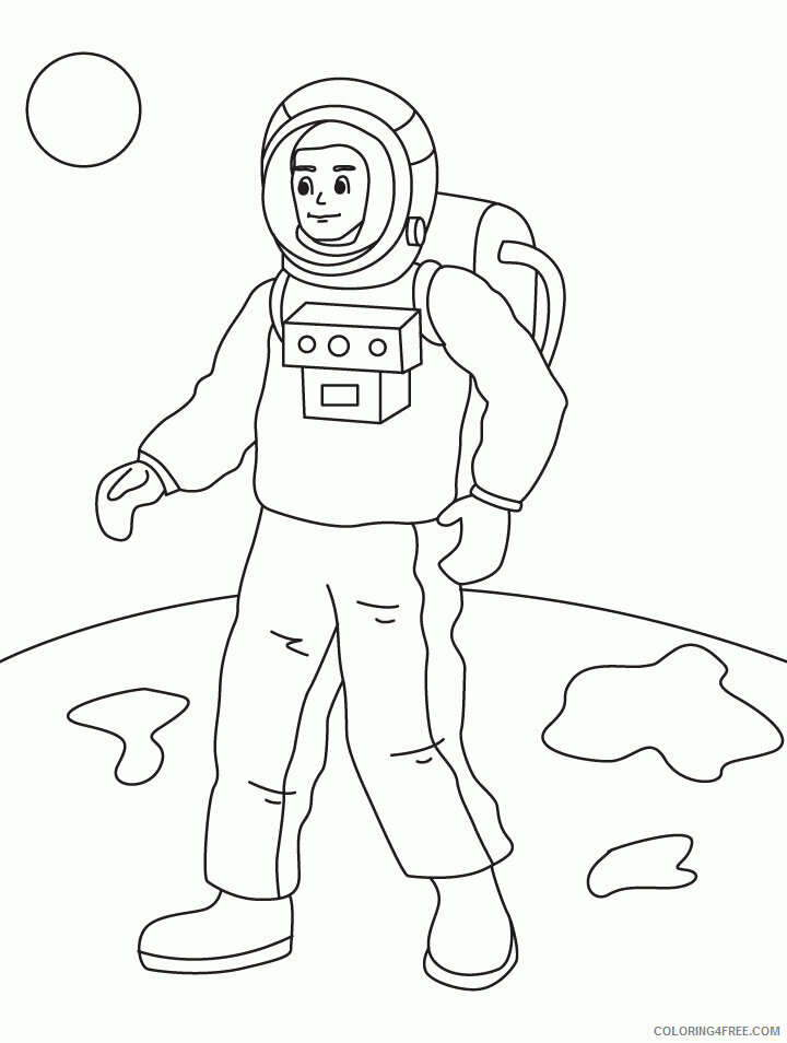 Astronaut Coloring Page Printable Sheets Astronauts page Download Free 2021 a 3464 Coloring4free