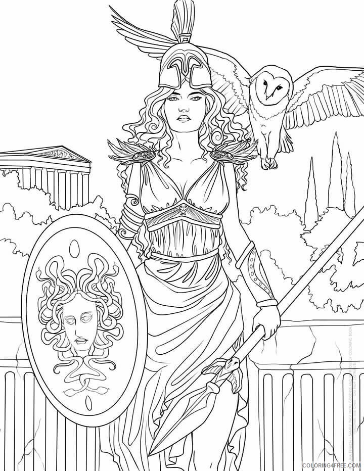 Athena Coloring Pages Printable Sheets Athena books pages 2021 a 3526 Coloring4free