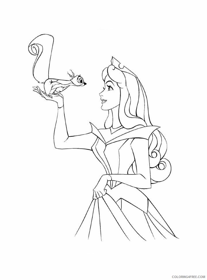 Aurora Coloring Page Printable Sheets Aurora With The 2021 a 3587 Coloring4free