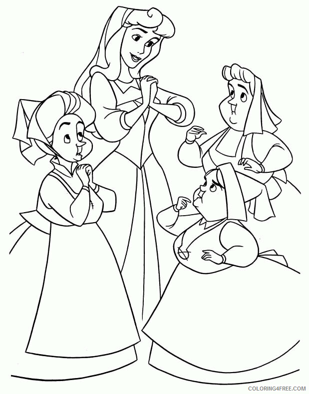 Aurora Coloring Page Printable Sheets Photos Princess Aurora Sleeping Beauty 2021 a 3598 Coloring4free