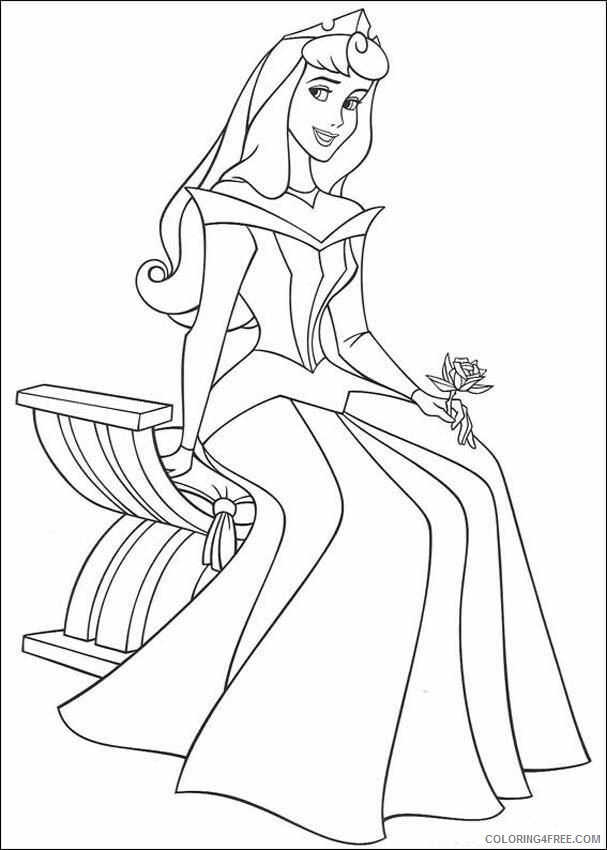 Aurora Coloring Page Printable Sheets Princess Aurora Fantasy 2021 a 3601 Coloring4free